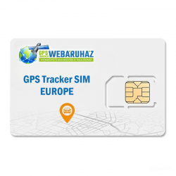 Előre fizetett GPS nyomkövető SIM kártya. EU adatkártya.