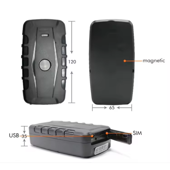 Caxtrack CA-76B 4G LTE CAT1+2G GSM/GPRS/EDGE 10.000 mAh vezeték nélküli vízálló mágneses GPS nyomkövető tracker