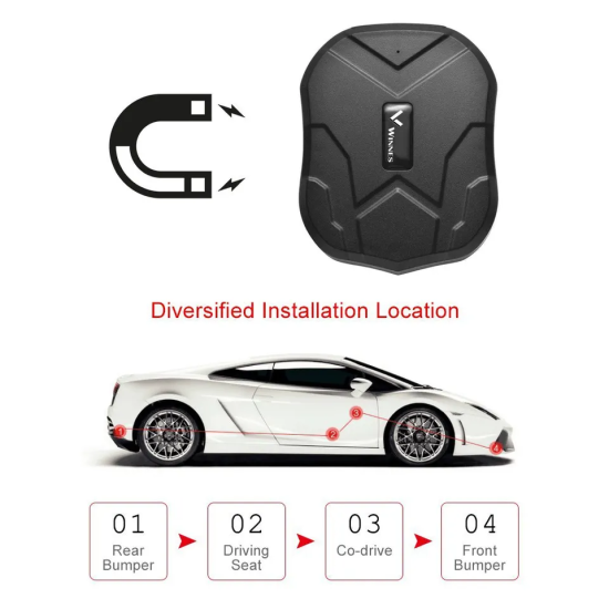 Tkstar TK905 Nagy teljesítményű 5.000mAh  Vízálló GPS Nyomkövető Tracker